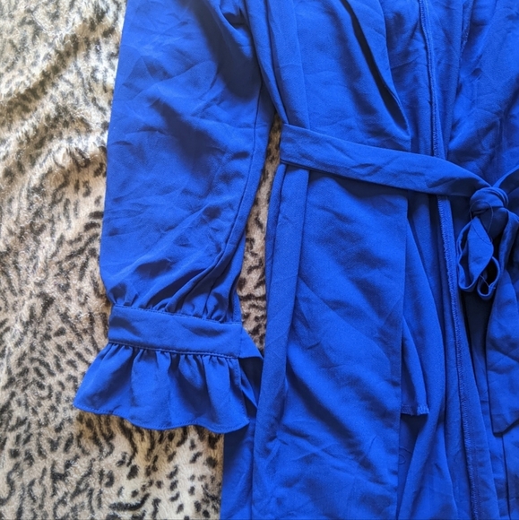 Anthropologie blue duster jacket - Picture 6 of 8